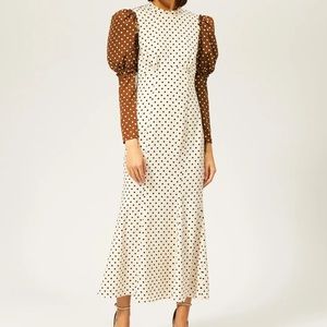 Rejina Pyo Mixed Polka Dot Dress